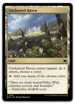 Uncharted Haven #261 (NM) Bloomburrow BLB Magic MTG - Image 1