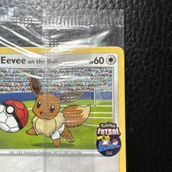 Sealed Eevee on the Ball Promo 002/005 (2020) English Futsal Pokemon Card TCG NM - Image 5