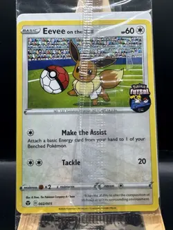 Pokemon TCG Eevee On the Ball Futsal Promo Card 002/005 Sealed - Image 1
