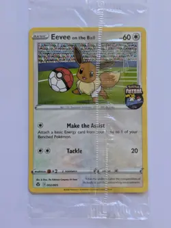 Pokemon TCG Eevee On the Ball Futsal Promo Card 002/005 - Sealed & Mint - Image 1
