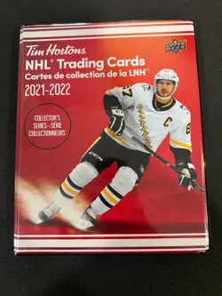 2021-22 Tim Hortons Hockey Card Empty Binder Only for Master Set NHL Teams - Image 1
