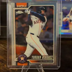 2026 Topps Chrome Yordan Alvarez Base Set Houston Astros Card #3 - Image 1