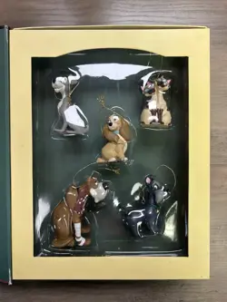 Disney Lady and the Tramp Christmas Storybook Ornament Box Set Of 5 - Image 3