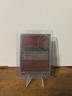 2024 Topps Heritage Rookie Nolan Schanuel #389 White Border Angels - Image 2