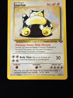Snorlax - Jungle - 27/64 - Pokemon TCG - HP - Image 3