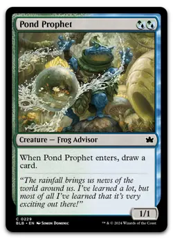 Pond Prophet #229 (NM) Bloomburrow BLB Magic MTG - Image 1
