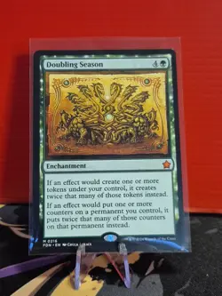 MTG: DOUBLING SEASON, 0216, MYTHIC , REGULAR FINISH, FOUNDATIONS, FDN, NM - Image 1