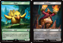 x4 Bird / Wizard TFIN Final Fantasy MTG 16-14 TOKEN M/NM 4x - Image 1
