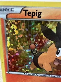 Tepig Holo Bleed 2021 McDonald's Pokemon 25th Anniversary 13/25 Pokemon TCG - Image 3