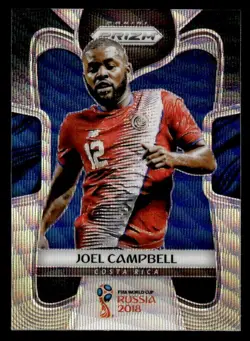 Joel Campbell 2018 Panini Prizm FIFA World Cup Black & Gold Wave Prizm #52 ESE - Image 1