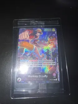 Monkey.D. Luffy TCG OP05-060 PSA Magazine Promo New - Image 1