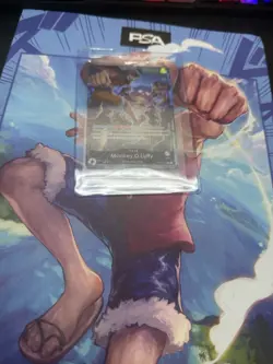 Monkey.D. Luffy TCG OP05-060 PSA Magazine Promo New - Image 2