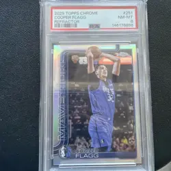 2025-26 Topps Chrome Cooper Flagg Rookie Refractor #251 - Image 2