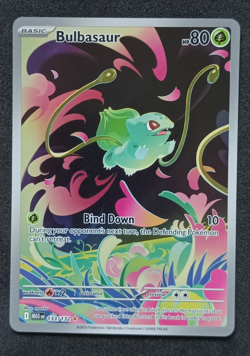 Pokemon TCG Bulbasaur 133/132 Mega Evolution Illustration Rare Card NM - Image 1