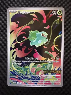 Bulbasaur 133/132 Mega Evolution Stamped - Illustration Rare - Pokemon TCG - NM - Image 1