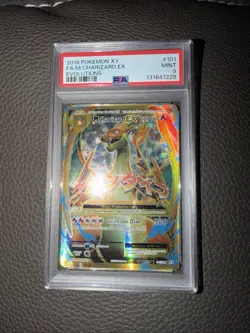 Pokemon XY Evolutions 2016 Full Art M Mega Charizard EX 101/108 PSA 9 - Image 4