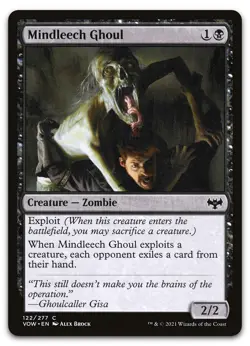 Mindleech Ghoul #122 (NM) Crimson Vow VOW Magic MTG - Image 1