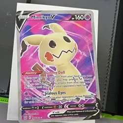 Pokemon TCG Mimikyu V Full Art Holo Ultra Rare 148/163 Battle Styles HP160 - Image 1