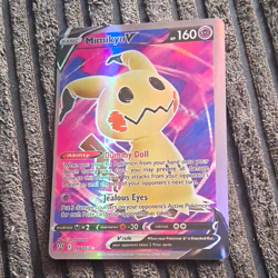 Pokemon TCG Mimikyu V 148/163 Battle Styles Full Art Holo Ultra Rare EN 2021 - Image 1
