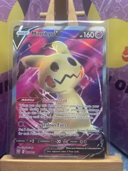Pokemon TCG Mimikyu V Full Art Holo Ultra Rare 148/163 Battle Styles - Image 1