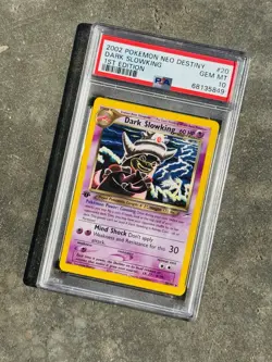 Pokemon Neo Destiny 1st Edition 2002 Dark Slowking 20/105 Rare PSA 10 GEM Mint - Image 1