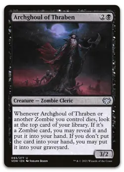 Archghoul of Thraben #93 (NM) Crimson Vow VOW Magic MTG - Image 1