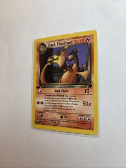 Pokemon Dark Charizard 21/82 1st Edition Team Rocket Non-Holo Rare WOTC 2000 NM - Image 1