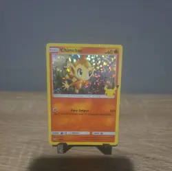 Chimchar 12/25 HOLO Pokemon Card 25th Anniversary McDonalds Promo 2021 - Image 1