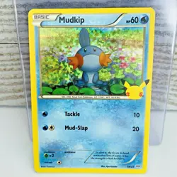 Mudkip 19/25 HOLO Pokemon Card 25th Anniversary McDonalds Promo 2021 - Image 1
