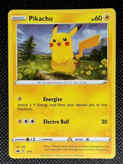 Pikachu - 7/15 - Holo - McDonalds 2022 Promo - Pokemon Card - NM - Image 1