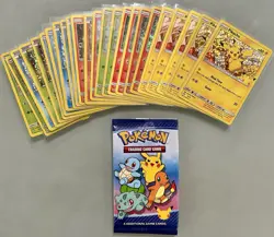 24-card LOT 2021 McDonalds POKEMON 25th ANNIVERSARY Holo/Base PIKACHU-CHARMANDER - Image 1