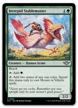 Intrepid Stablemaster #169 (NM) Thunder Junction OTJ Magic MTG - Image 1