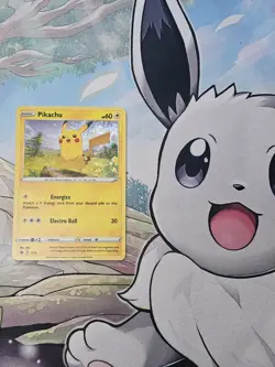 Pokemon card TCG Pikachu 7/15 McDonalds Promo 2022 Holo LP - Image 1