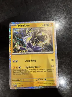 Pokemon TCG Miraidon Promo Card Dragon Holo M24 en 003/015 McDonalds - Image 1