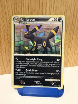 Umbreon - 10/90 - Rare Cracked Ice Holo - Pokemon Undaunted - NM - Image 1