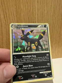 Umbreon - 10/90 - Rare Cracked Ice Holo - Pokemon Undaunted - NM - Image 2