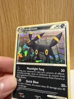 Umbreon - 10/90 - Rare Cracked Ice Holo - Pokemon Undaunted - NM - Image 4