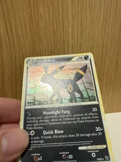 Umbreon - 10/90 - Rare Cracked Ice Holo - Pokemon Undaunted - NM - Image 5