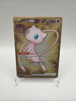 🔥Mew EX Gold “METAL” Card #205/165 SV Scarlet & Violet 151 Pokemon TCG🔥 - Image 1