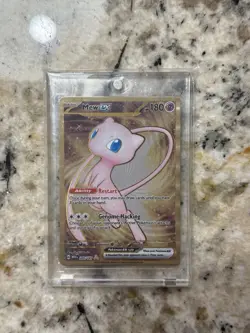 Pokemon TCG Mew ex 205/165 SV Scarlet & Violet 151 Secret Rare Full Art Metal - Image 1