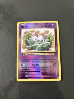 Pokemon TCG XY Evolutions Mew Holo Rare Card 53/108 NM/Mint Condition - Image 1