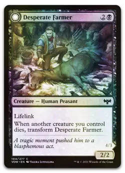Desperate Farmer #104 (Foil) (NM) Crimson Vow VOW Magic MTG - Image 1