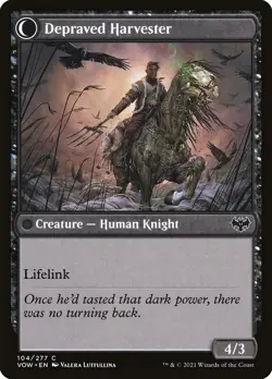 Desperate Farmer #104 (Foil) (NM) Crimson Vow VOW Magic MTG - Image 2