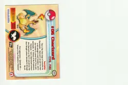 #06 Charizard HOLO 1999 Topps Pokemon TV Animation Edition Serie 1 Black Logo - Image 2