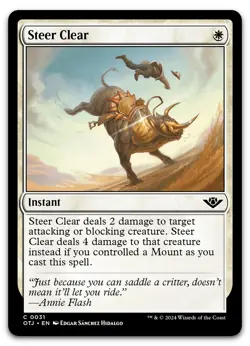 Steer Clear #31 (NM) Thunder Junction OTJ Magic MTG - Image 1