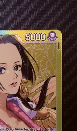 Bandai One Piece Card Boa Hancock Alt Art Leader OP14-041 Special Holo English - Image 5