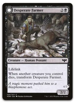 Desperate Farmer #104 (NM) Crimson Vow VOW Magic MTG - Image 1