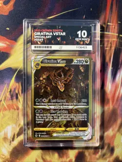 Giratina VSTAR GG69/GG70 Crown Zenith - Pokemon TCG - Ace 10 Perfect Subgrades - Image 1