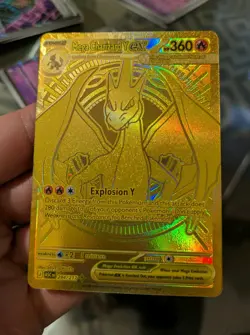 Mega Charizard Y EX 294/217 Gold Hyper Rare, Ascended Heroes, Pokemon TCG (NM) - Image 1