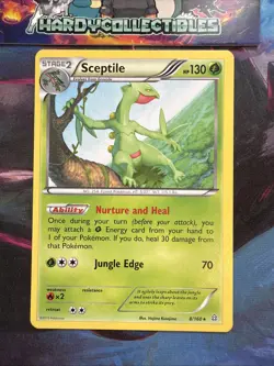 Pokemon TCG - Sceptile Primal Clash 8/160 - Regular Rare - Near Mint - Image 1